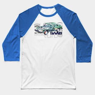 SAAB 900 TURBO Baseball T-Shirt